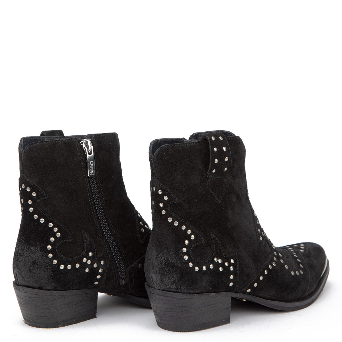BOTINES MUJER GACEL NEGRO ASHLEY CUERO - 4