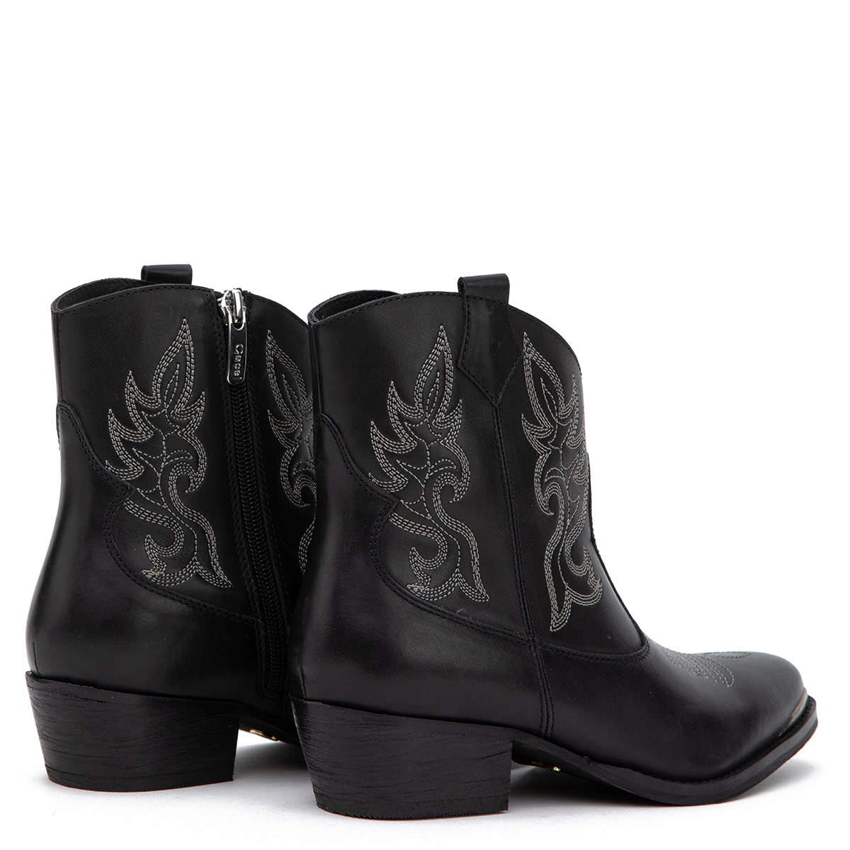 BOTINES MUJER GACEL NEGRO ASHLEY CUERO - 4