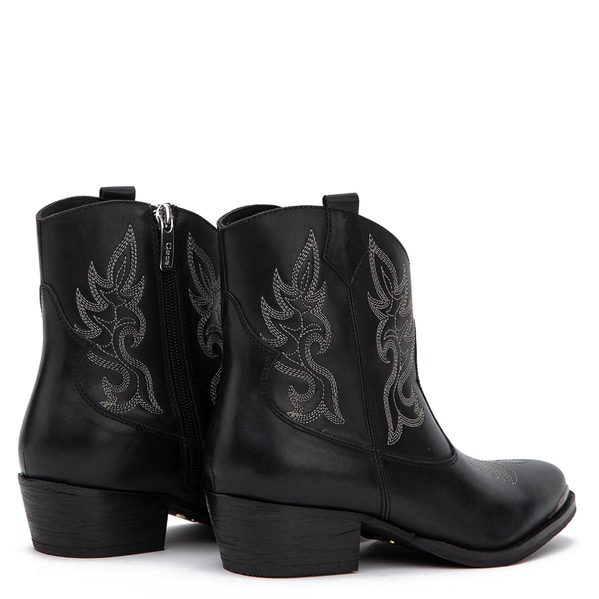 BOTINES MUJER GACEL NEGRO ASHLEY CUERO - 4