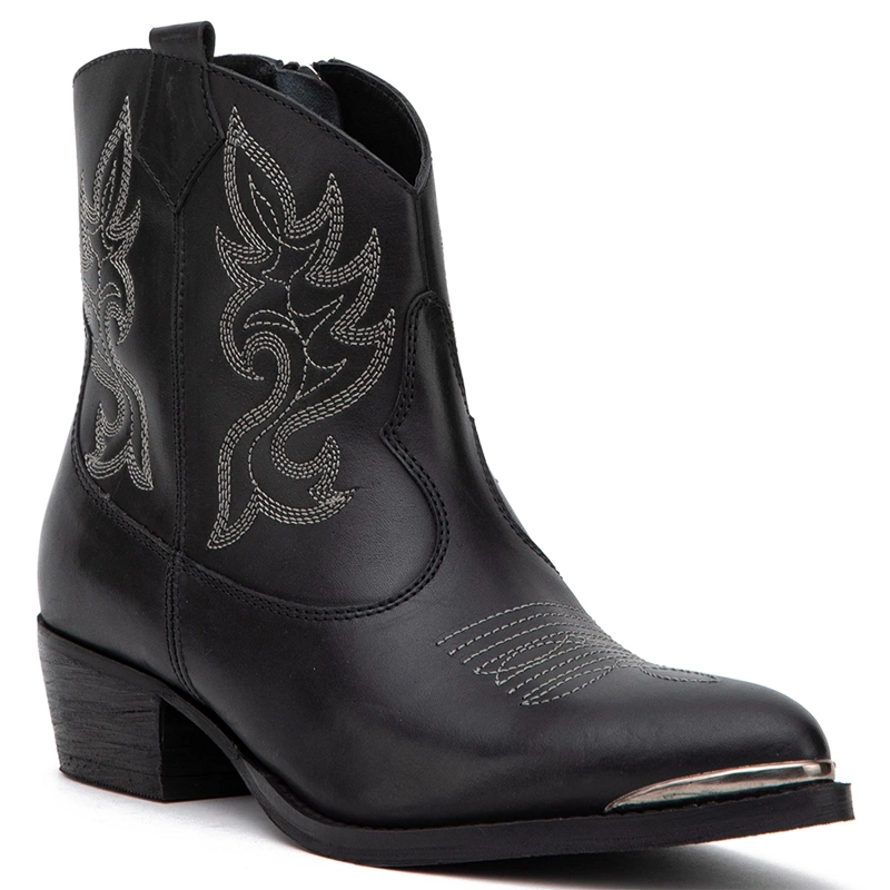 BOTINES MUJER GACEL NEGRO ASHLEY CUERO - 3