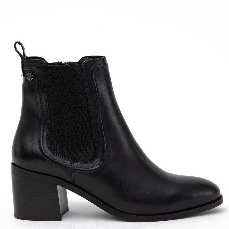 BOTINES MUJER GACEL NEGRO CALUM CUERO - 1