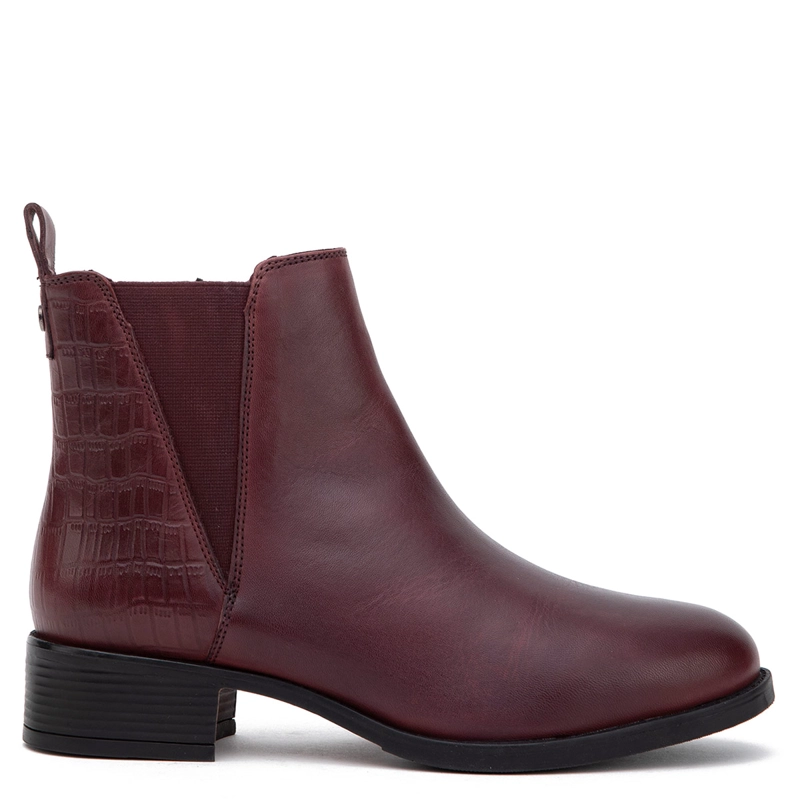 BOTINES MUJER GACEL BURDEO GENESIS CUERO - 1