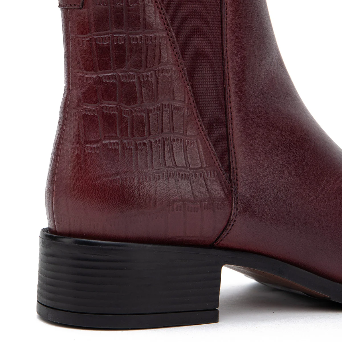 BOTINES MUJER GACEL BURDEO GENESIS CUERO - 5