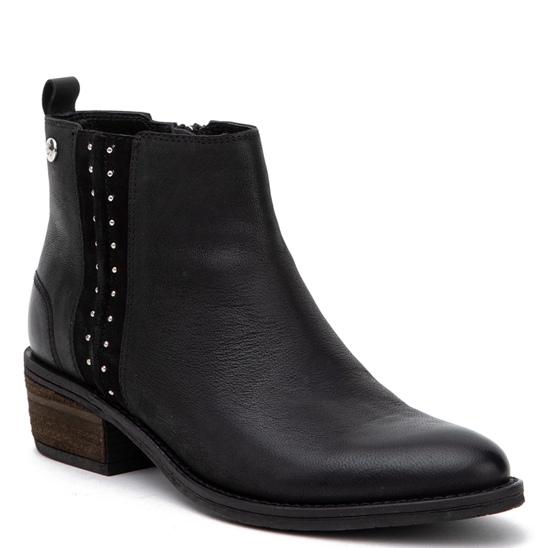 BOTINES MUJER GACEL NEGRO GINA CUERO - 3