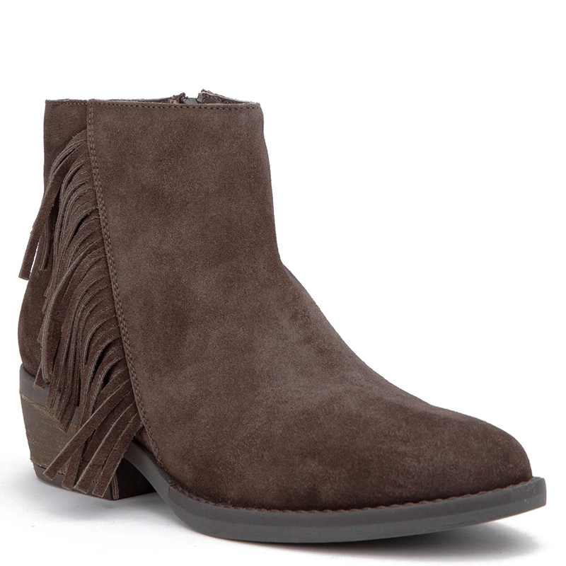 BOTINES MUJER GACEL CHOCOLATE GINITA CUERO - 3