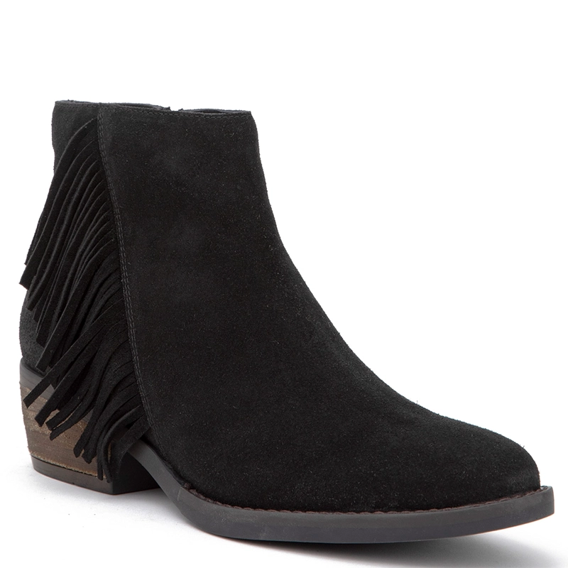 BOTINES MUJER GACEL NEGRO GINITA CUERO - 3
