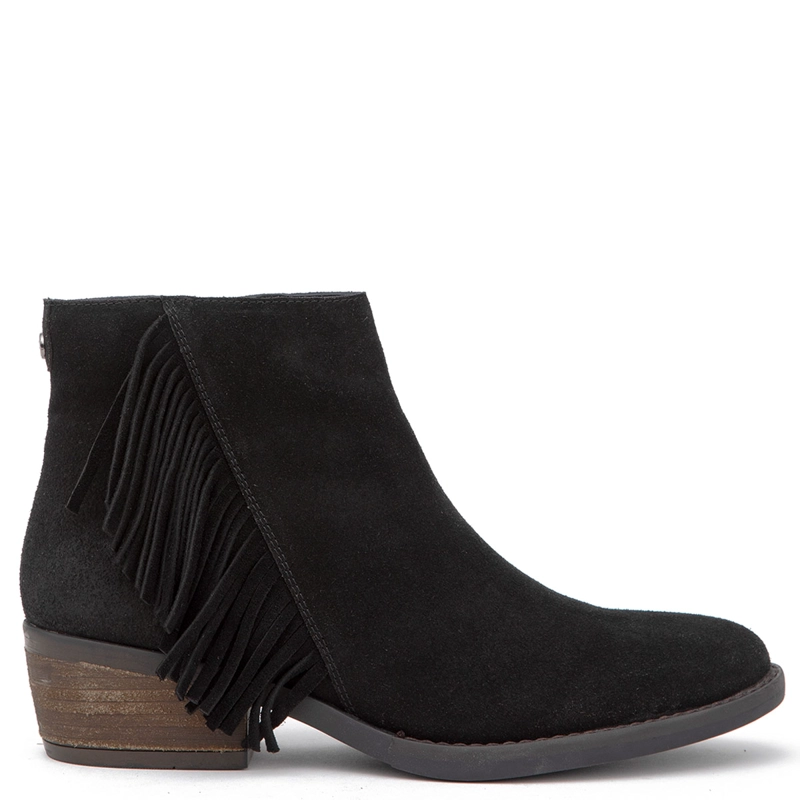 BOTINES MUJER GACEL NEGRO GINITA CUERO - 1