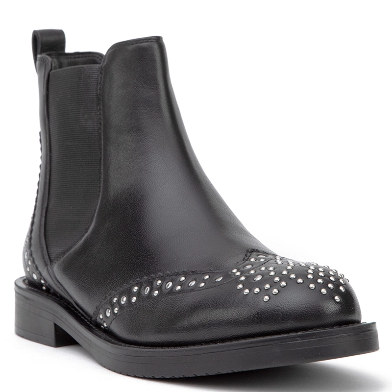 BOTINES MUJER GACEL NEGRO ZOEY CUERO - 3