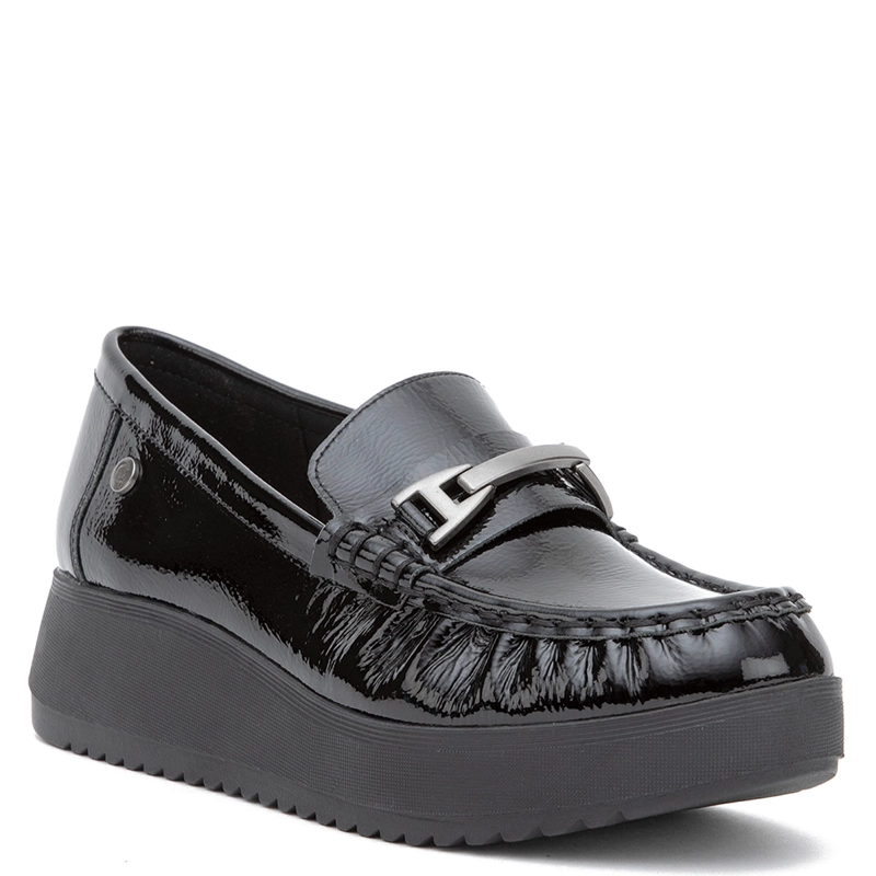 MOCASINES MUJER GACEL NEGRO LYDIA CUERO - 3