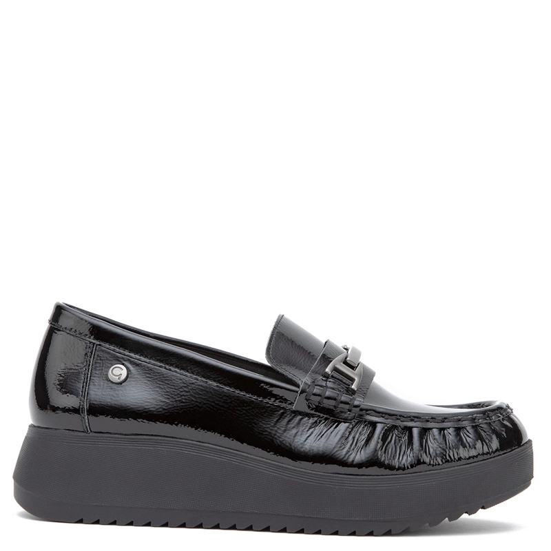 MOCASINES MUJER GACEL NEGRO LYDIA CUERO - 1