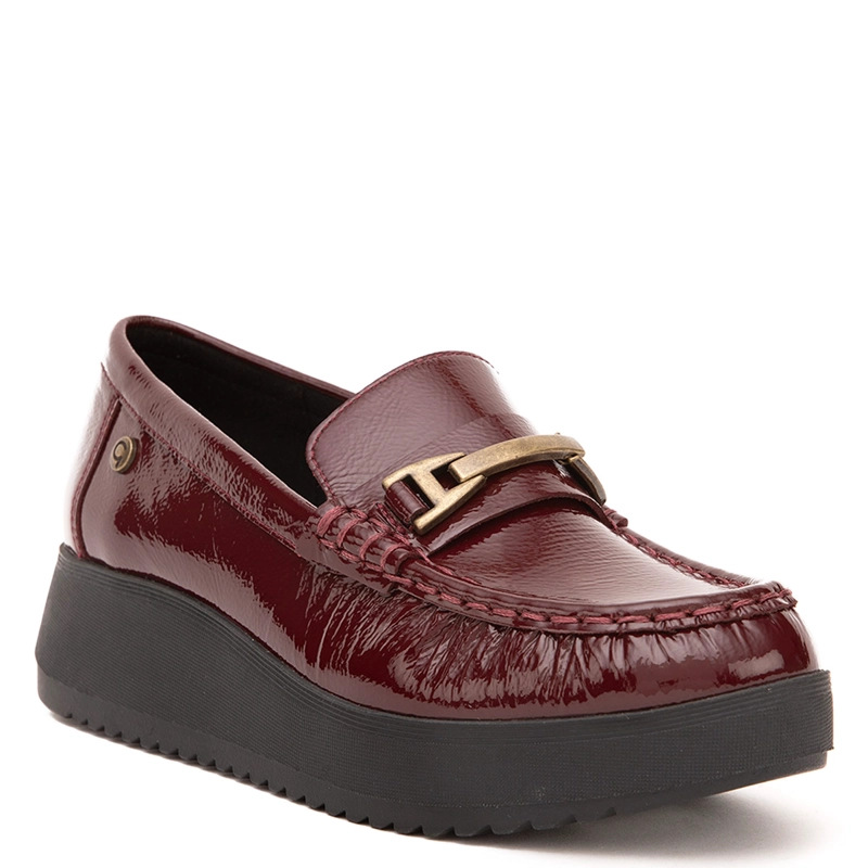 MOCASINES MUJER GACEL BURDEO LYDIA CUERO - 3