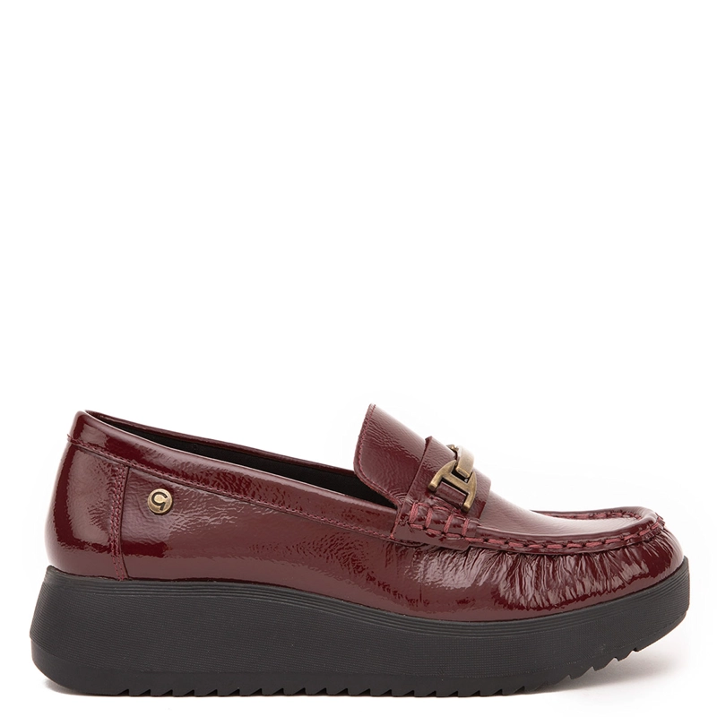 MOCASINES MUJER GACEL BURDEO LYDIA CUERO - 1