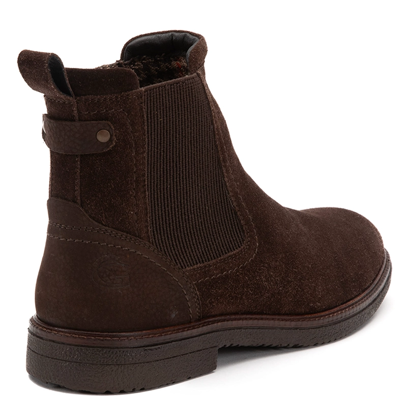 BOTINES HOMBRE GUANTE CHOCOLATE ABBEY CUERO - 4
