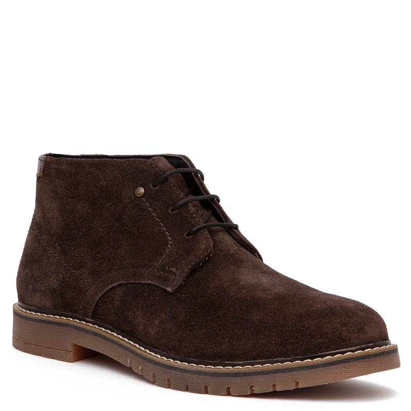 BOTINES HOMBRE GUANTE CHOCOLATE ALBANY CUERO - 3