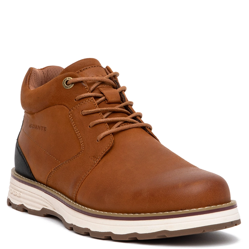BOTINES HOMBRE GUANTE CAFÉ RODEO CUERO - 3