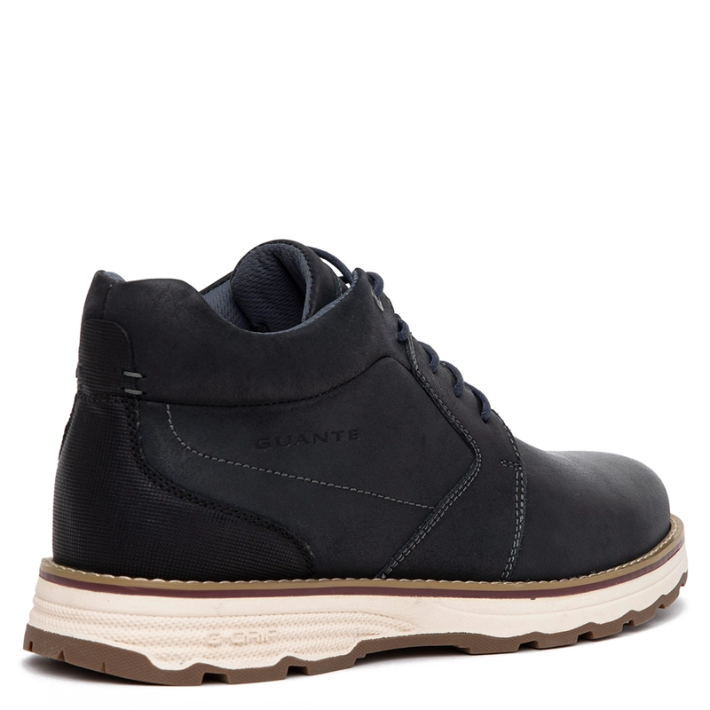 BOTINES HOMBRE GUANTE AZUL RODEO CUERO - 4