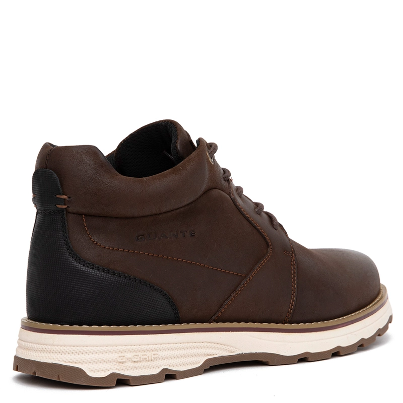BOTINES HOMBRE GUANTE CHOCOLATE RODEO CUERO - 4