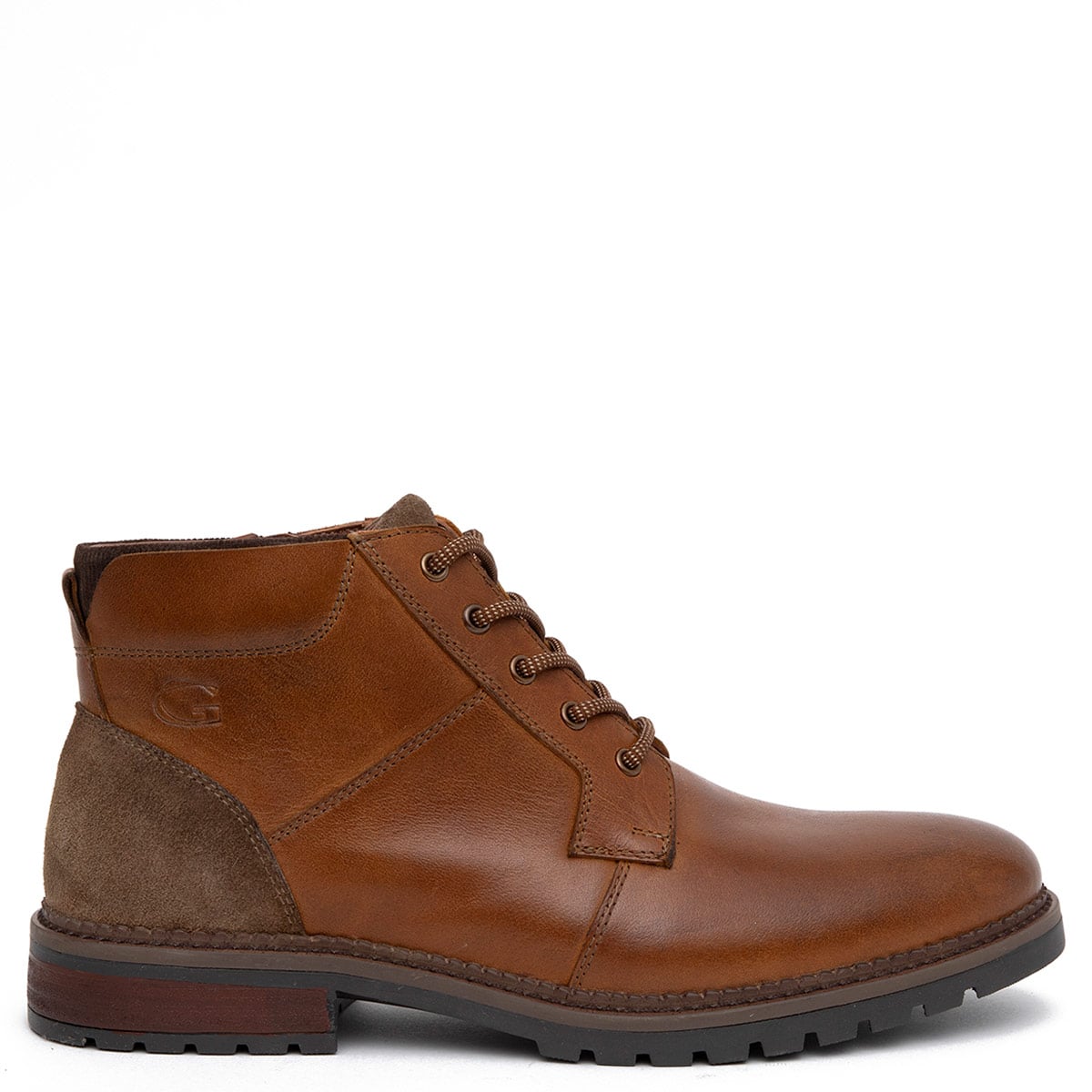 BOTINES HOMBRE GUANTE CAFÉ SALENTO CUERO - 1