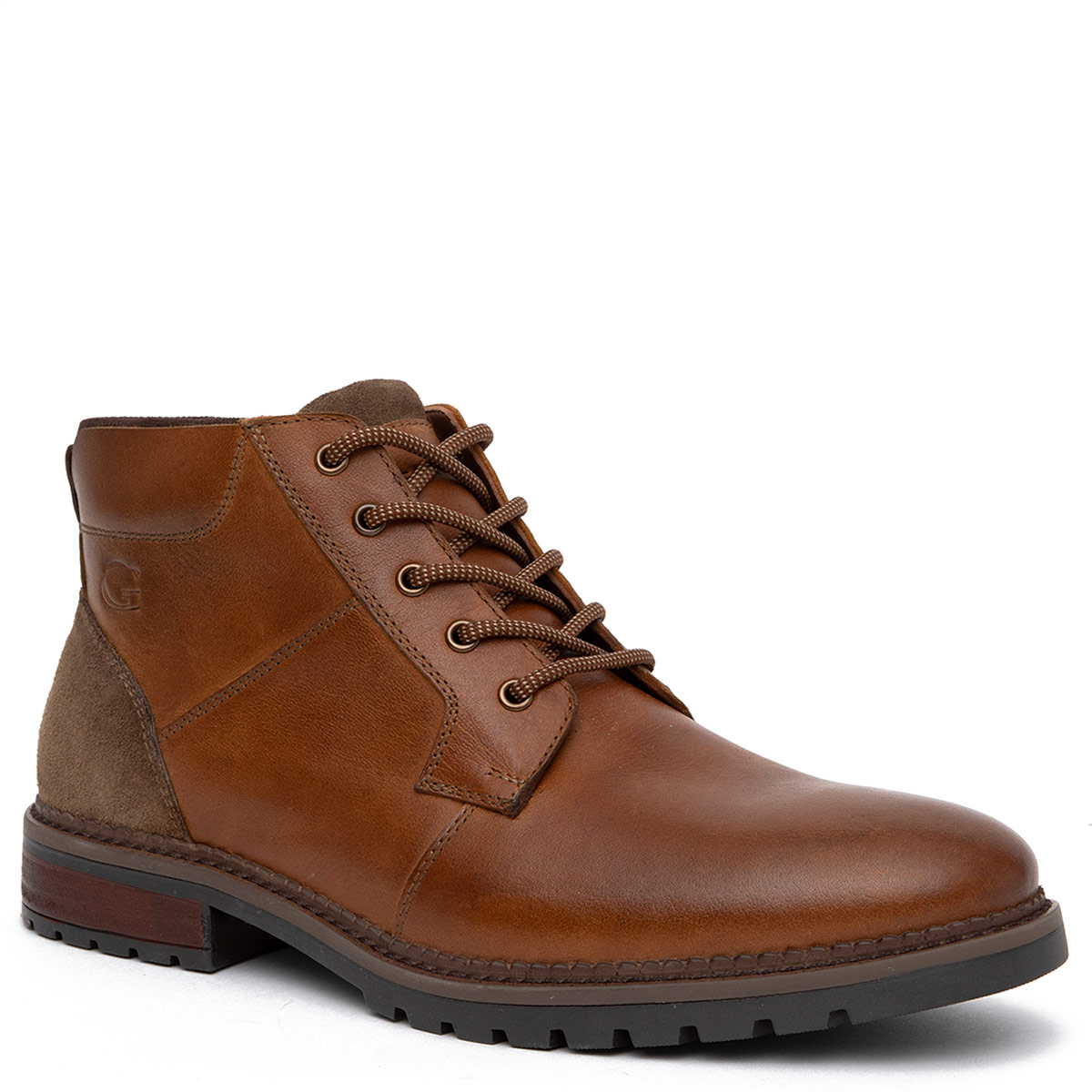 BOTINES HOMBRE GUANTE CAFÉ SALENTO CUERO - 3