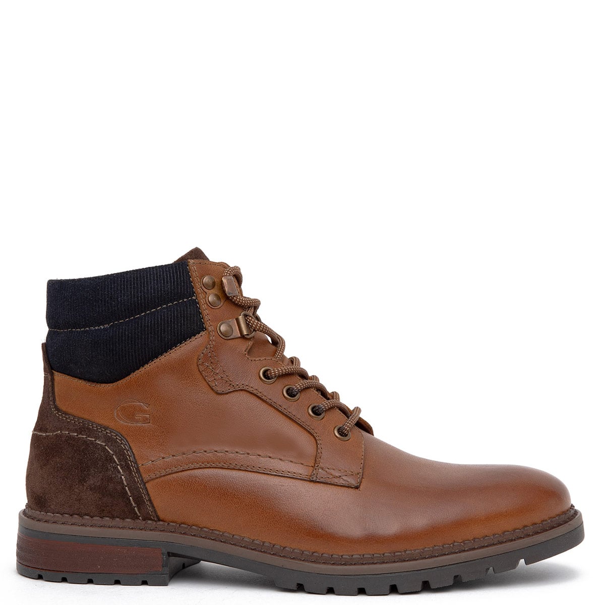 BOTINES HOMBRE GUANTE CAFÉ SALENTO CUERO - 1