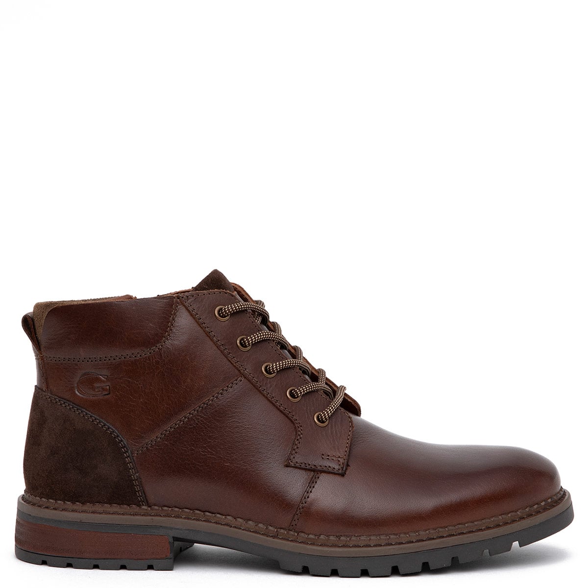 BOTINES HOMBRE GUANTE CHOCOLATE SALENTO CUERO - 1