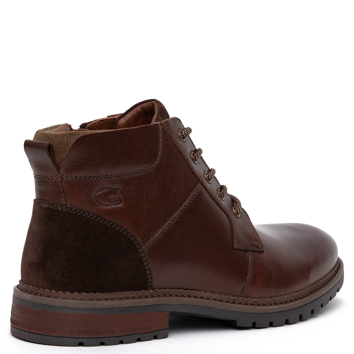 BOTINES HOMBRE GUANTE CHOCOLATE SALENTO CUERO - 4