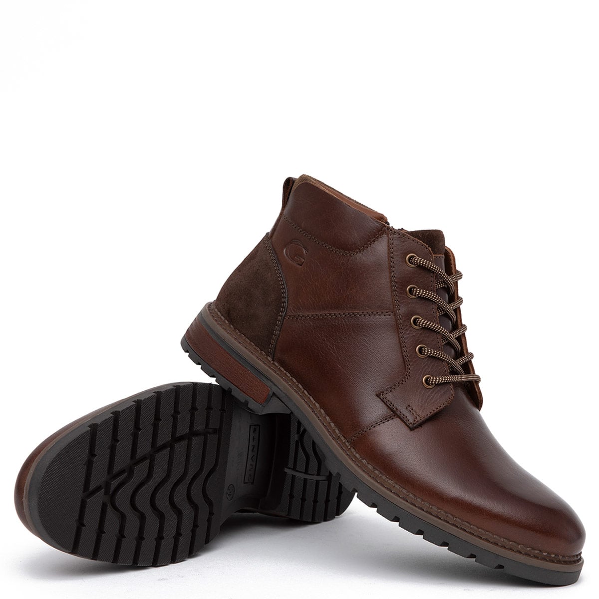 BOTINES HOMBRE GUANTE CHOCOLATE SALENTO CUERO - 5