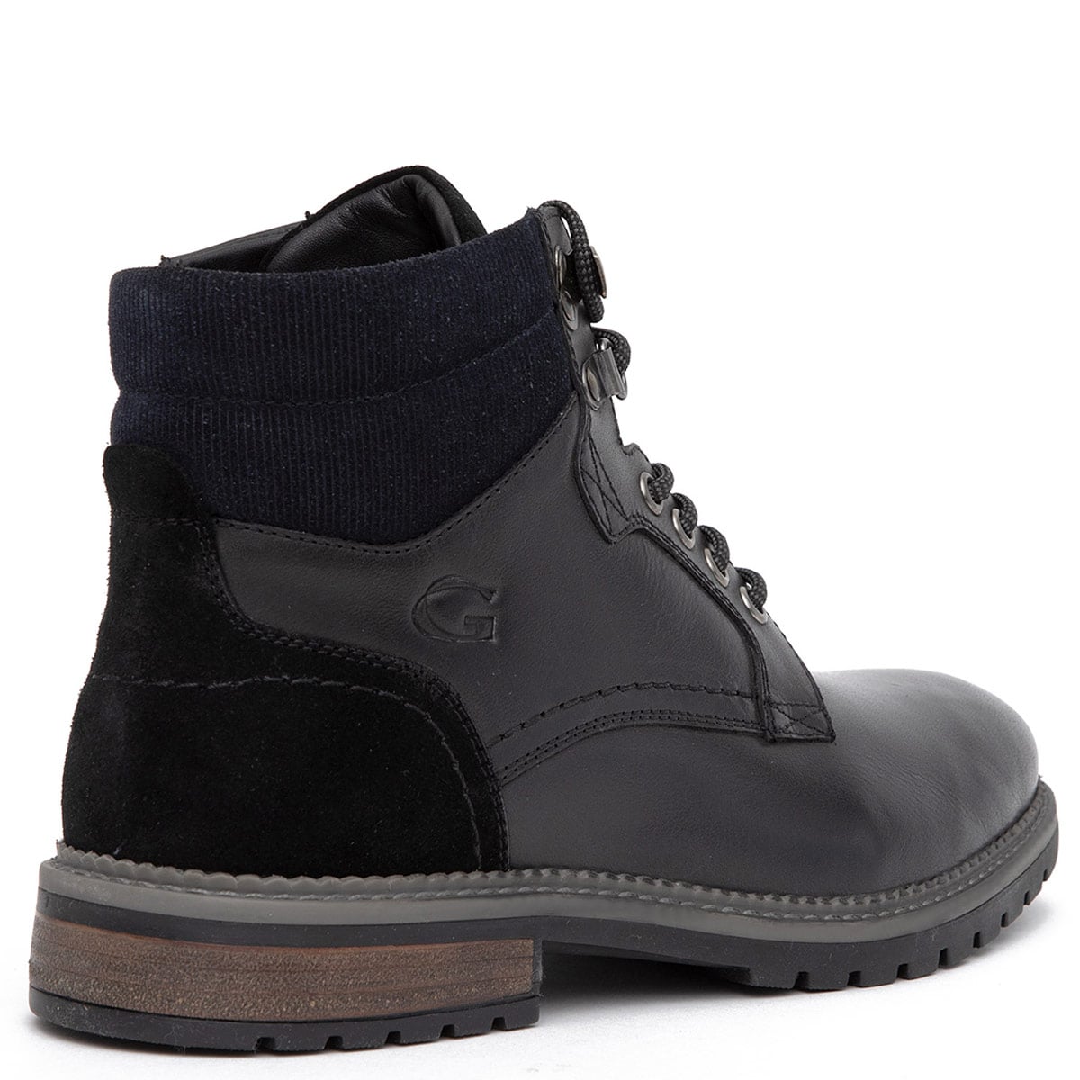 BOTINES HOMBRE GUANTE NEGRO SALENTO CUERO - 4