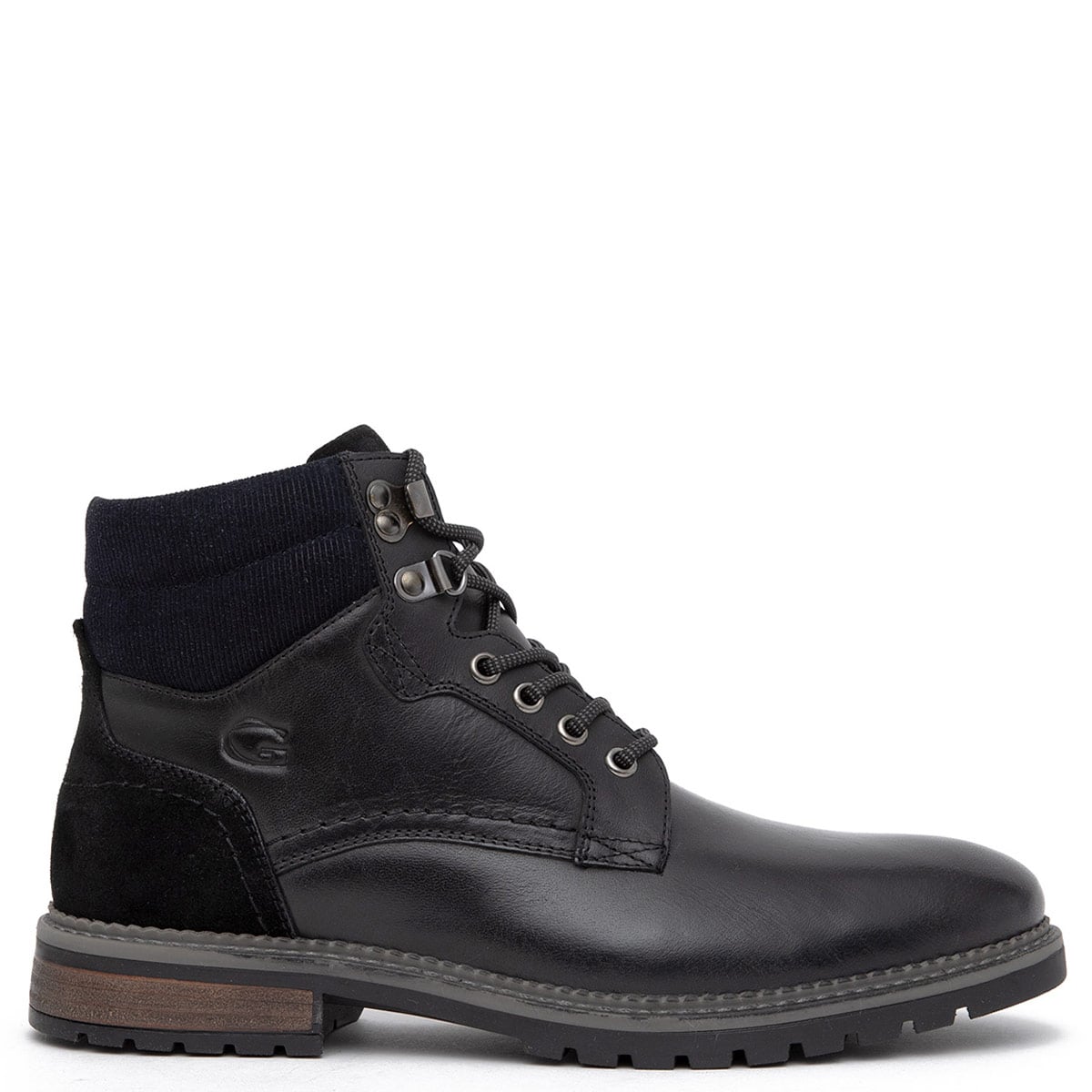 BOTINES HOMBRE GUANTE NEGRO SALENTO CUERO - 1