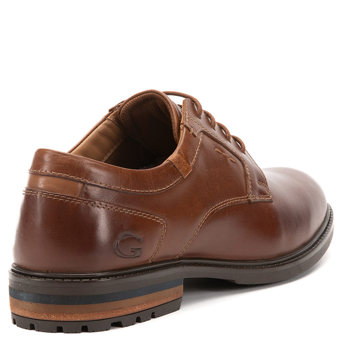 ZAPATOS HOMBRE GUANTE CAFÉ MITTE CUERO - 4