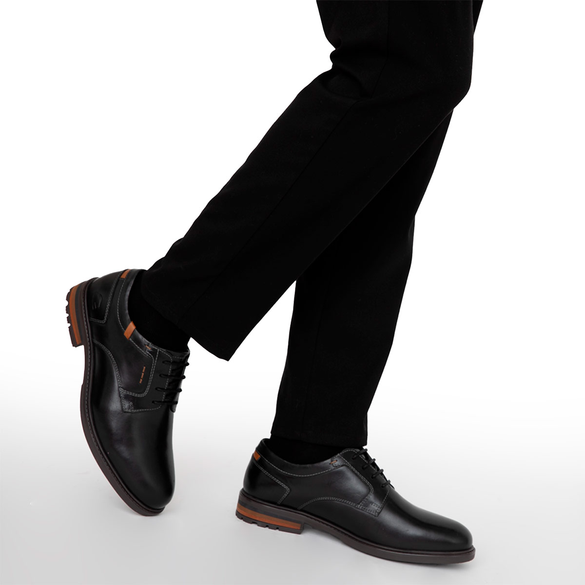 ZAPATOS HOMBRE GUANTE NEGRO MITTE CUERO - 2