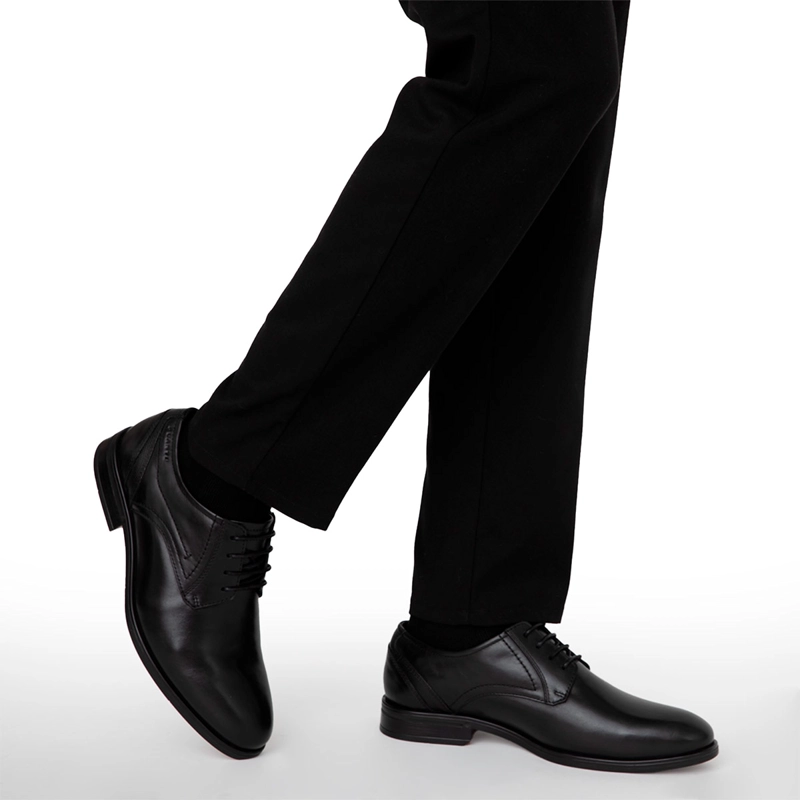 ZAPATOS HOMBRE GUANTE NEGRO PASCAL CUERO - 2