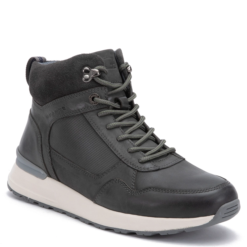 ZAPATILLAS HOMBRE GUANTE CASUALES GRIS KIOTO CUERO - 3