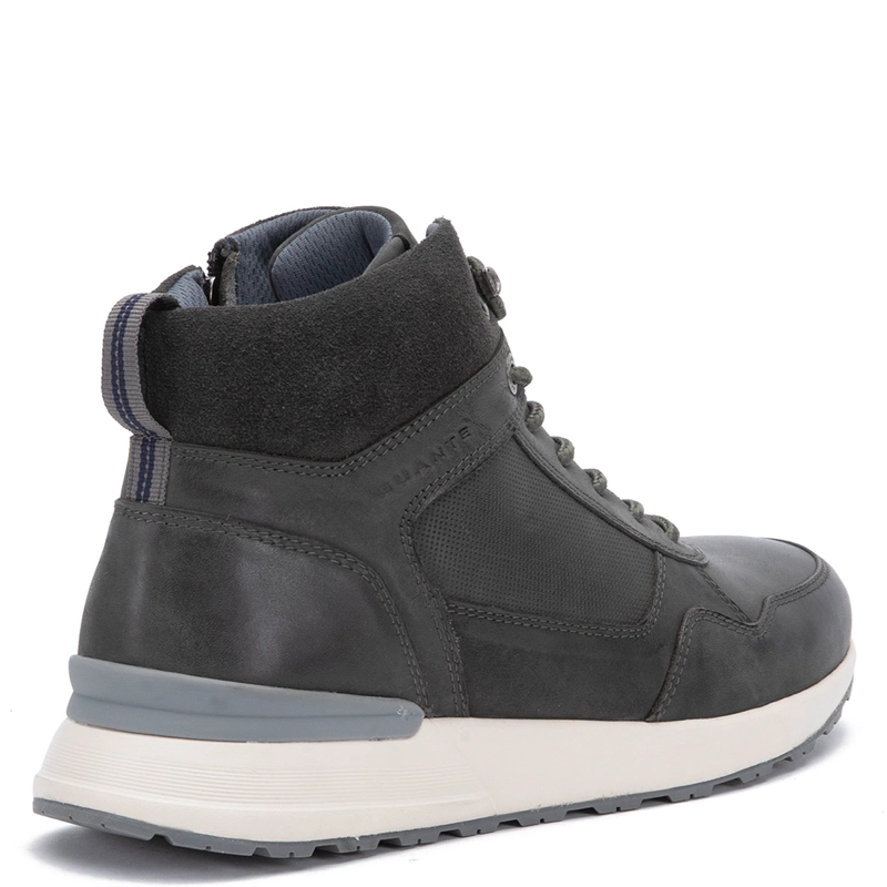 ZAPATILLAS HOMBRE GUANTE CASUALES GRIS KIOTO CUERO - 4
