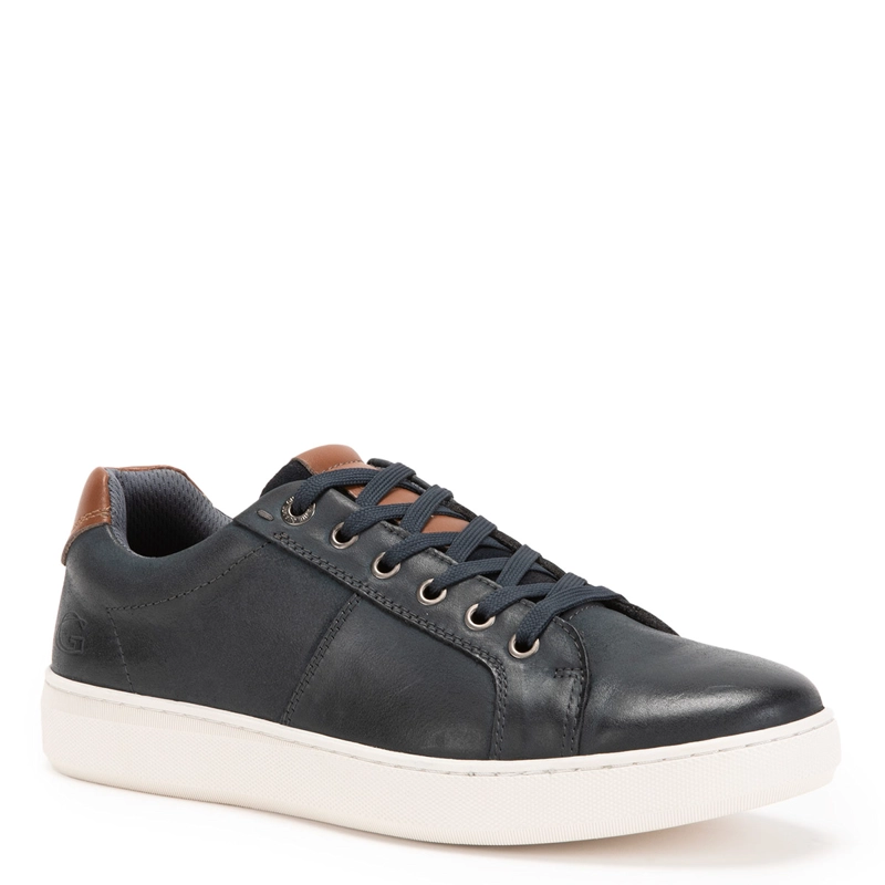 ZAPATILLAS HOMBRE GUANTE URBANAS AZUL MARINO MELBOURN CUERO - 3