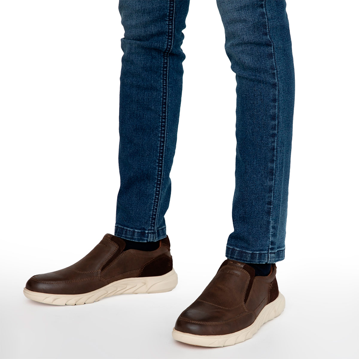 ZAPATOS HOMBRE GUANTE CHOCOLATE MUMBAI CUERO - 2