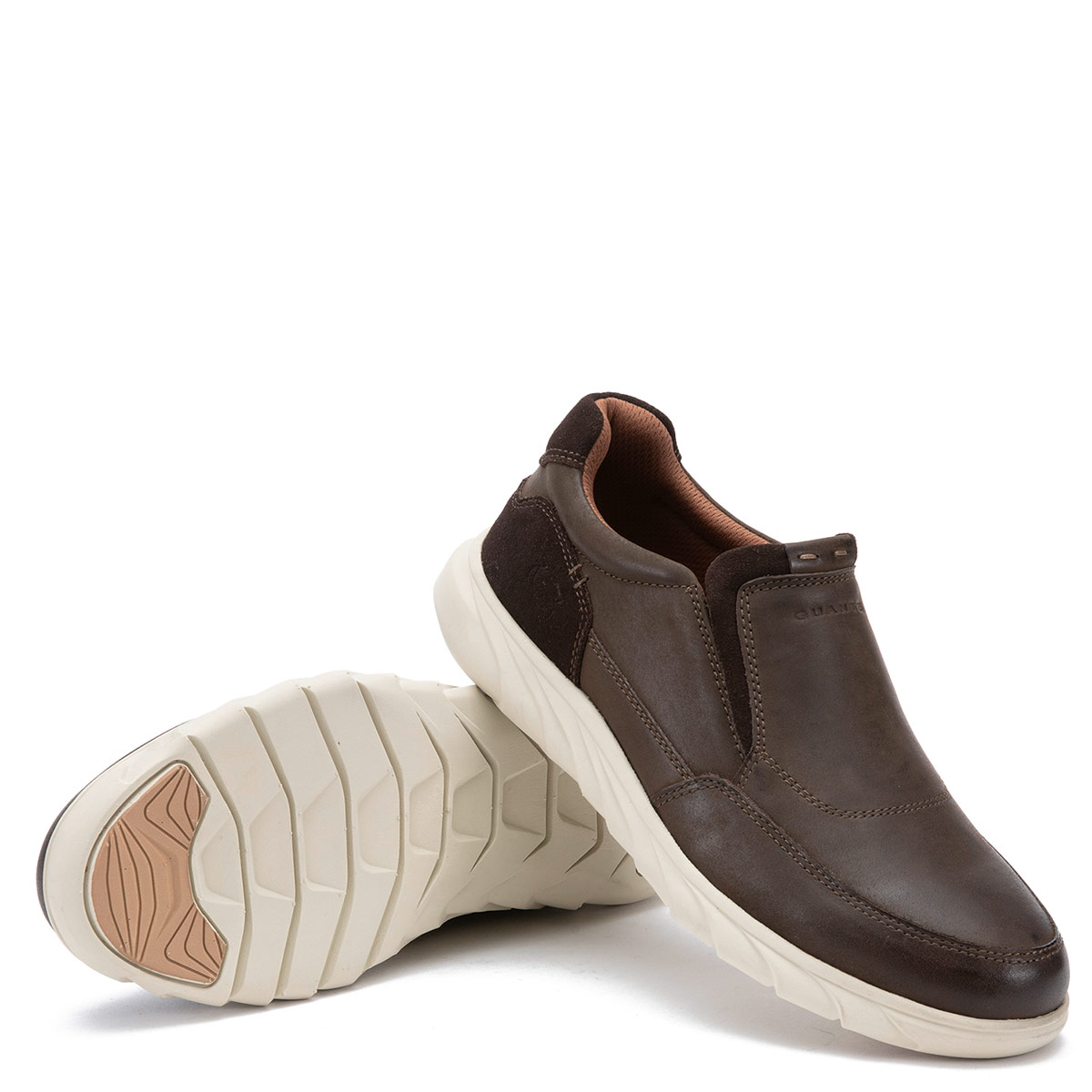 ZAPATOS HOMBRE GUANTE CHOCOLATE MUMBAI CUERO - 5