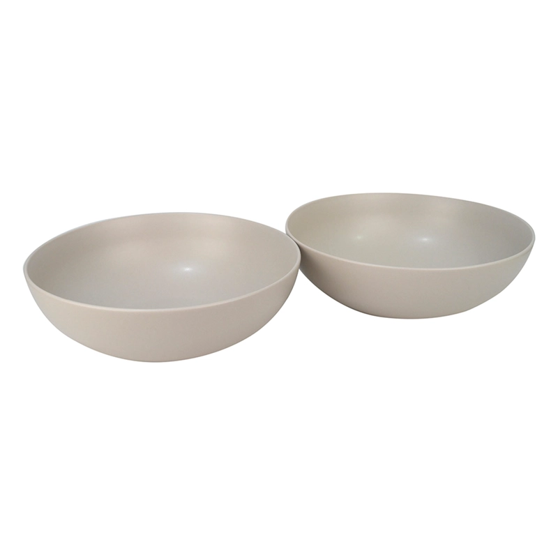 SET 2 BOWLS ENSALADA DORAL PORTO SERVO CREMA - 2
