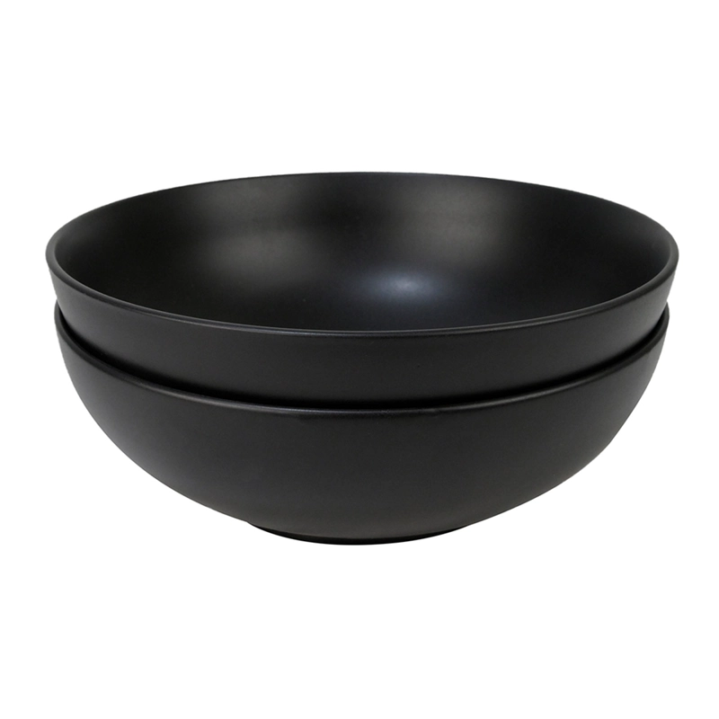 SET 2 BOWLS ENSALADA DORAL PORTO SERVO NEGRO - 3