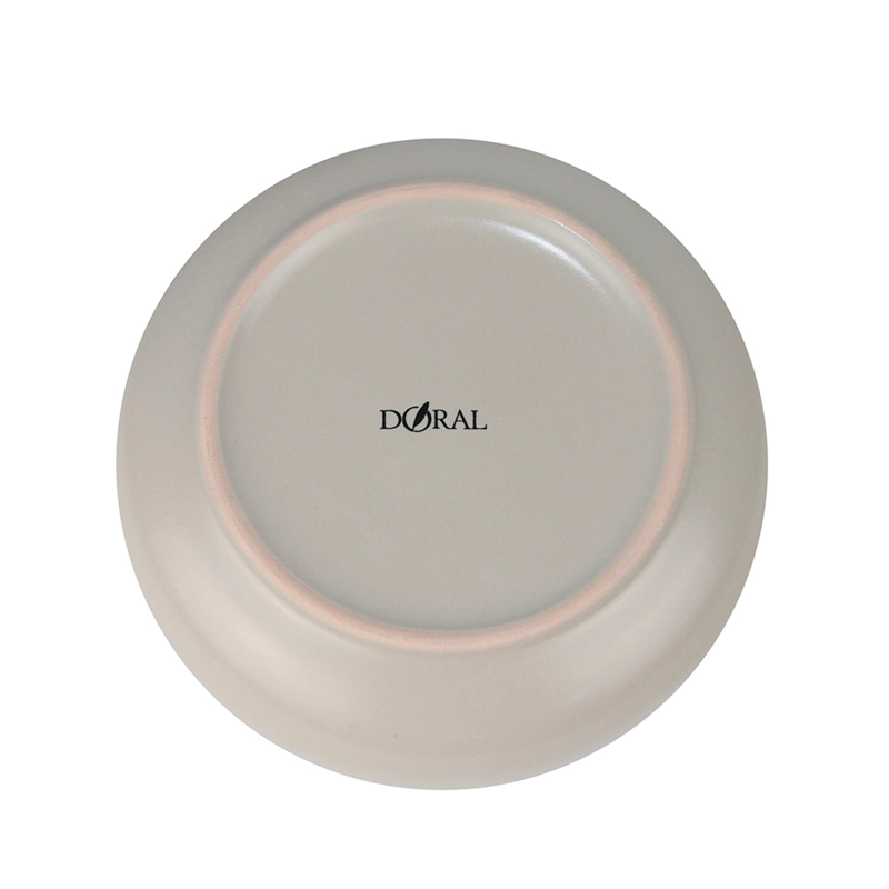 SET 4 PLATO HONDO DORAL PORTO SERVO CREMA - 4