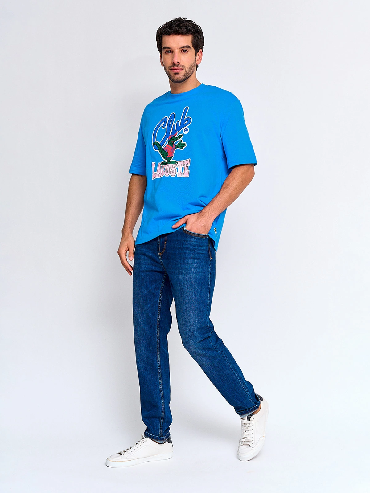 POLERA HOMBRE LACOSTE ALGODÓN MANGA CORTA - 4