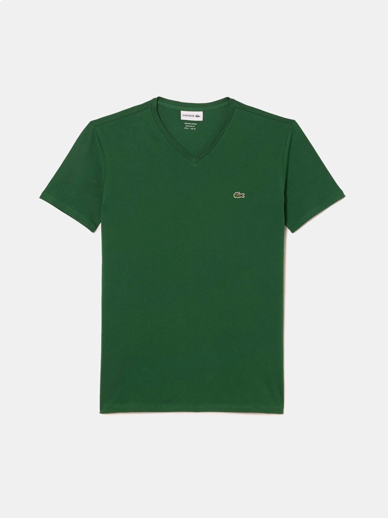 POLERA HOMBRE LACOSTE ALGODÓN MANGA CORTA - 4