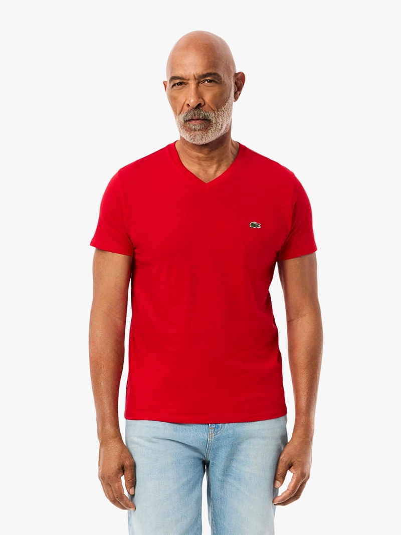 POLERA HOMBRE LACOSTE ALGODÓN MANGA CORTA - 1
