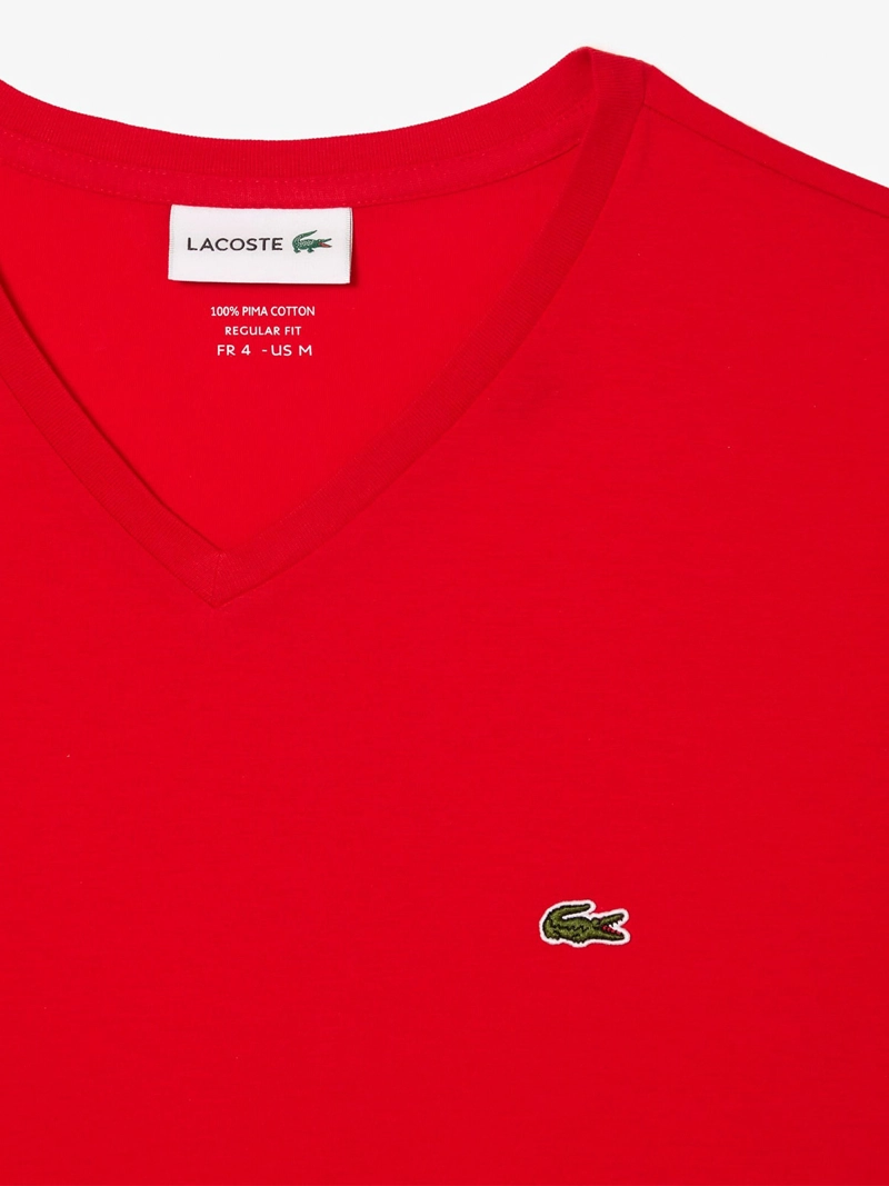 POLERA HOMBRE LACOSTE ALGODÓN MANGA CORTA - 3