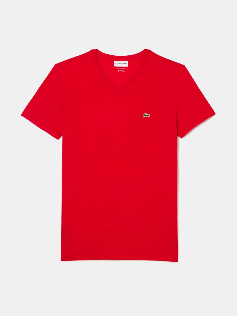 POLERA HOMBRE LACOSTE ALGODÓN MANGA CORTA - 4