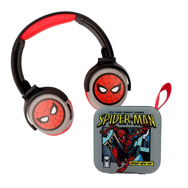 PARLANTE BLUETOOTH DISNEY SPIDERMAN 2 + AUDÍFONOS - 3