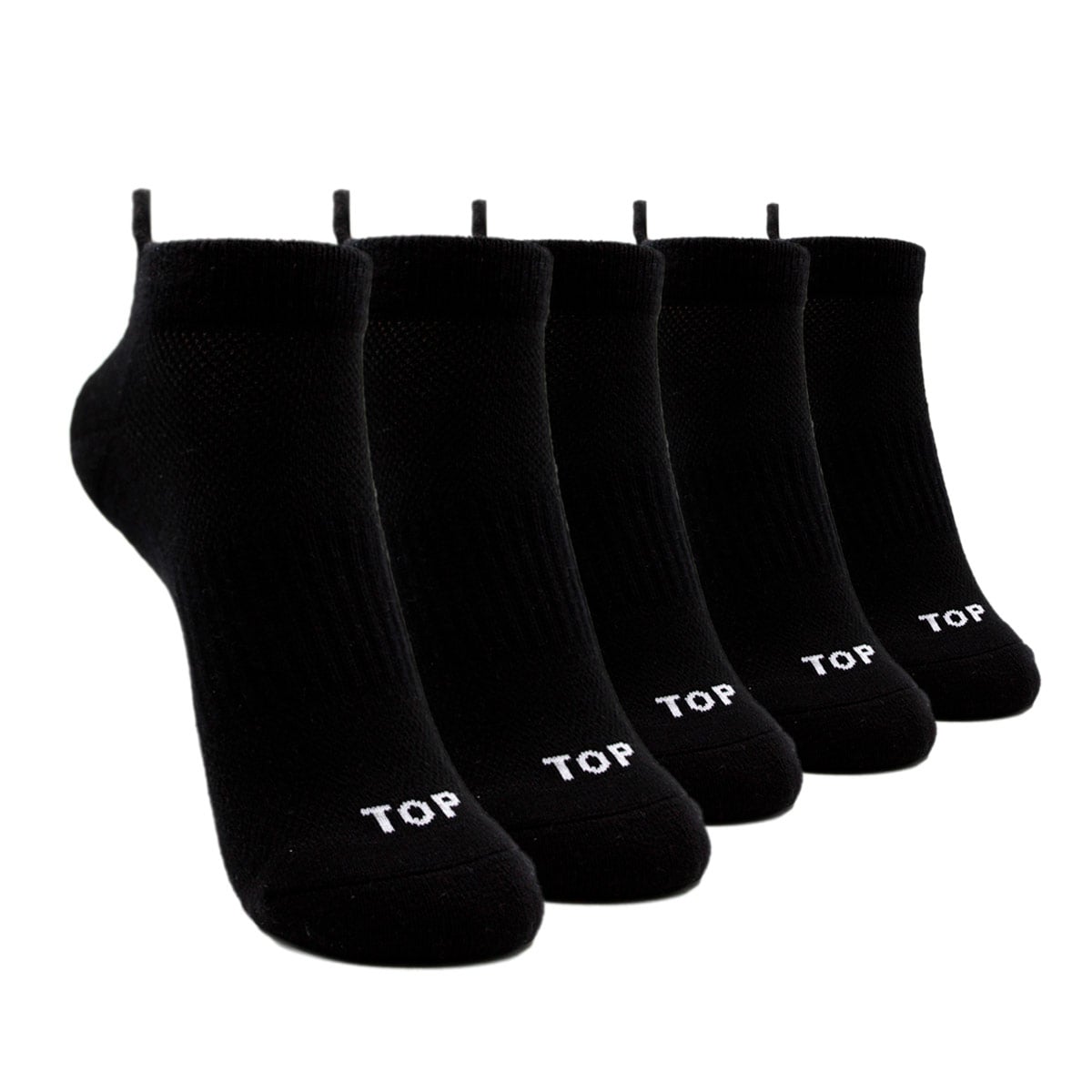CALCETINES MUJER TOP PACK X5 NEGRO - 1