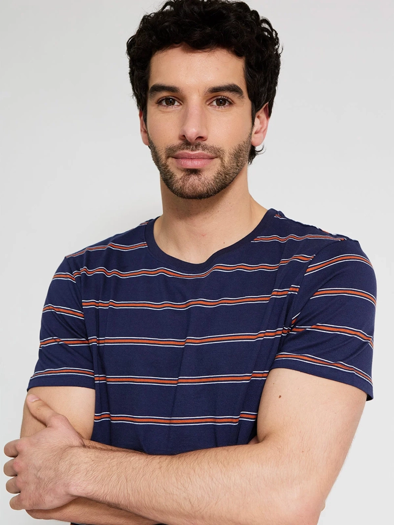 POLERA HOMBRE KENNETH STEVENS ALGODÓN MANGA CORTA - 3