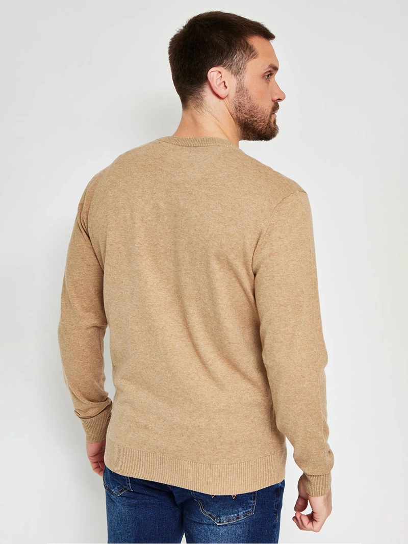 SWEATER HOMBRE KENNETH STEVENS ALGODÓN CUELLO REDONDO BÁSICO - 2