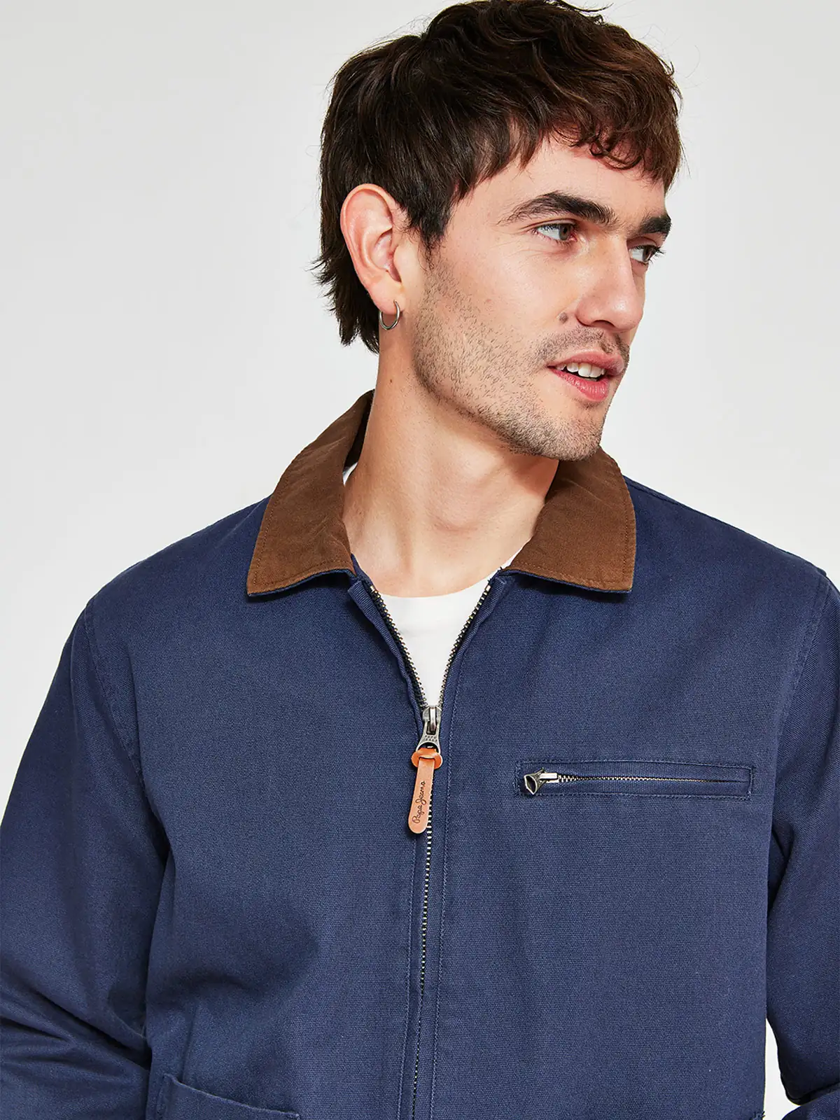 CHAQUETA HOMBRE PEPE JEANS ALGODÓN CUELLO CONTRASTE - 3